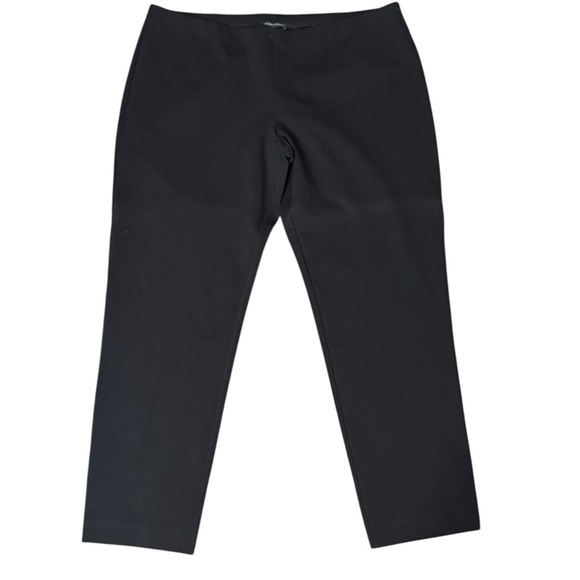 Eileen Fisher Black Pull On Pants Size XL - Picture 1 of 4